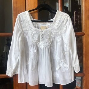 White Peasant Blouse